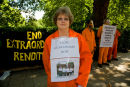 Anti-Guantanamo protester