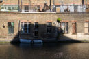Shadowed rowing boat