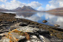 Cuillin mountains on Skye from Raasay