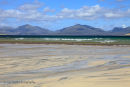 From Horgabost - Niasabost beach, which gives spectacular views to the Island of Taransay