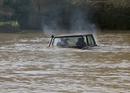 Range Rover in very deep water