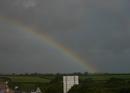 Rainbow over motorway