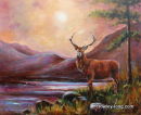 Stag Night (20 x 28")