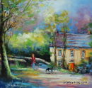 The Bridge at Clonegal (12 x 12 inches)