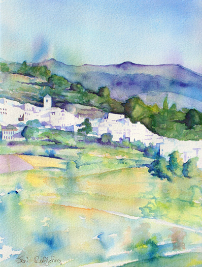 Village of Los Berchules, La Alpujarra Alta.