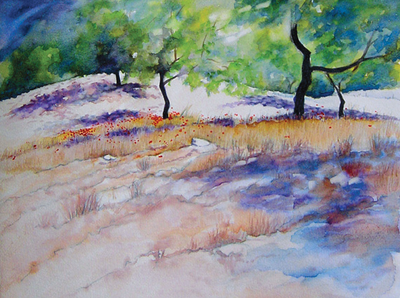 Poppies and Almonds