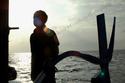 Man on boat