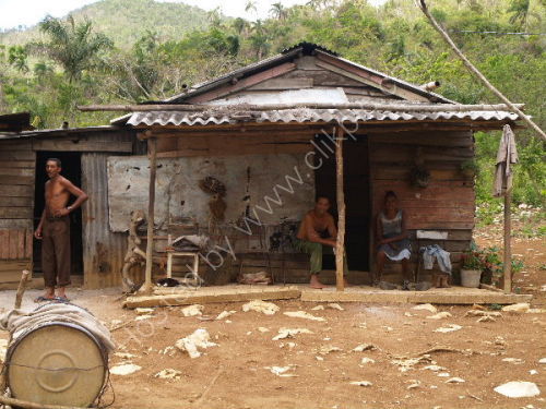 Forest workers' hut