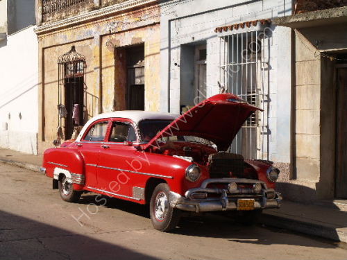 Broken-down car