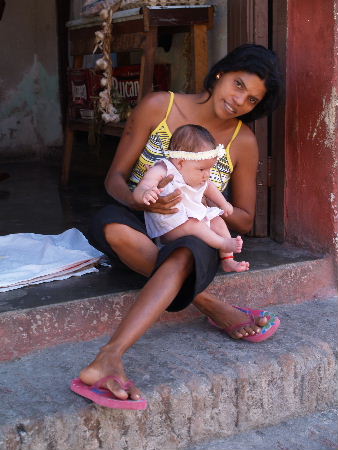 Mother with baby
