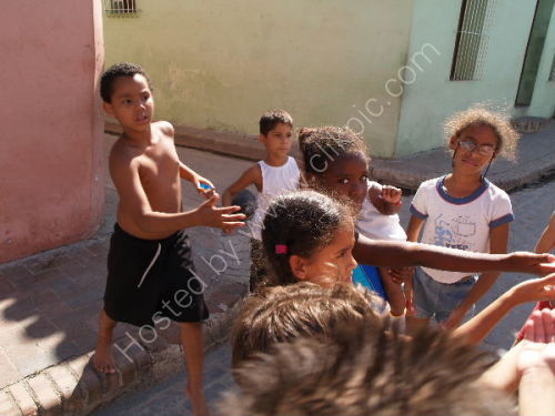 Street children, Cienfuegos