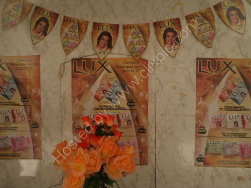 Window display of soap, Peso shop, Camaguey