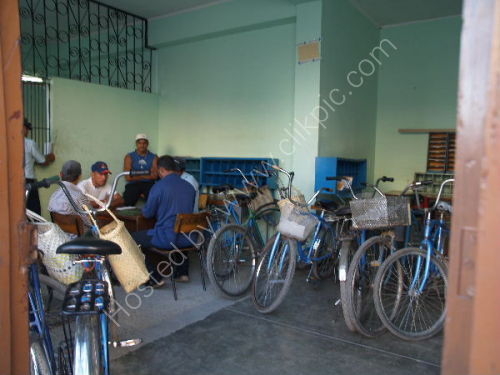 Bicycle parking shop