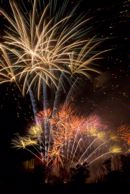 Annual Fireworks display at Kenilworth Castle on Guy Fawkes or Bonfire night