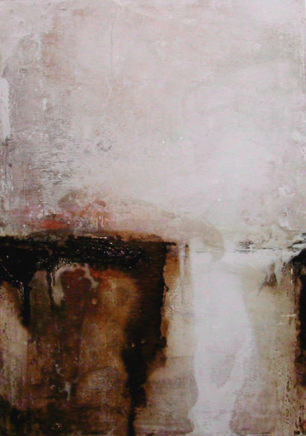 Land No. 6 50x70cm Mixed media on canvas. SOLD