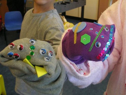 Diwali with sock puppets