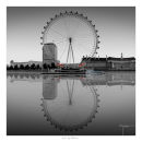 London Eye 2 Reflection Black & White