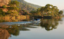 Boat on the river, Turkey