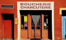 Une boucherie de Provence (Roussillon)