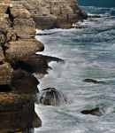 Rocks and spray