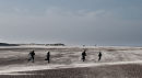 Walk on the beach. Wells, Norfolk