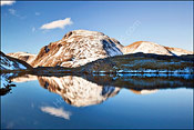 Great Gable over Sprinkling Tarn