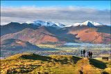 The Derwent Fells from Latrigg, Keswick.
