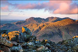 Wetherlam & Coniston Fells From Langdale Pikes