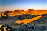 Dawn breaks over Scafell.