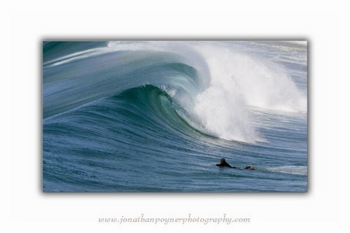 wave with surfer