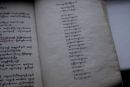 page from prayer book close up
