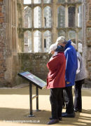 Graphic panel at Cowdray Ruins 