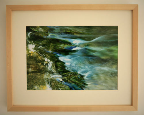An A3 print framed for a recent exhibition