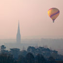 Salisbury Cathedral with Balloon