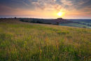 Sundown over Sutton Down