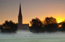 Sunrise at Salisbury Cathedral