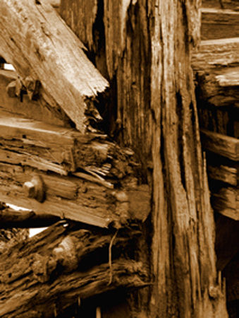 Timber wharf