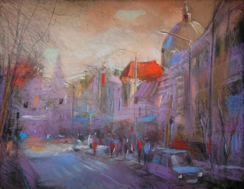Southampton Pastel on card 