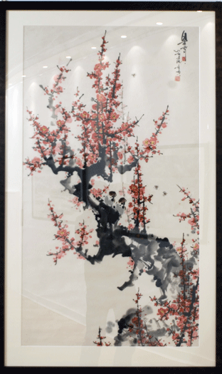 Spring fragance
Framed under glass 