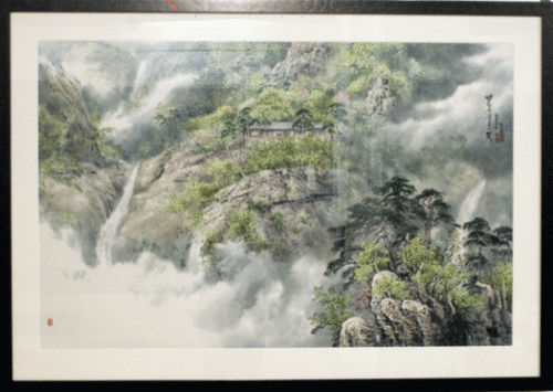 Spring of Sangwonam
Artist kim Gwang Myong