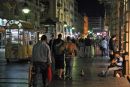Nightime promenade