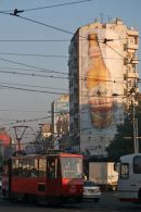 Bottle mural