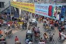Rickshaw jam