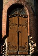Synagogue door