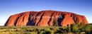Uluru, sundown right in the middle of a big country