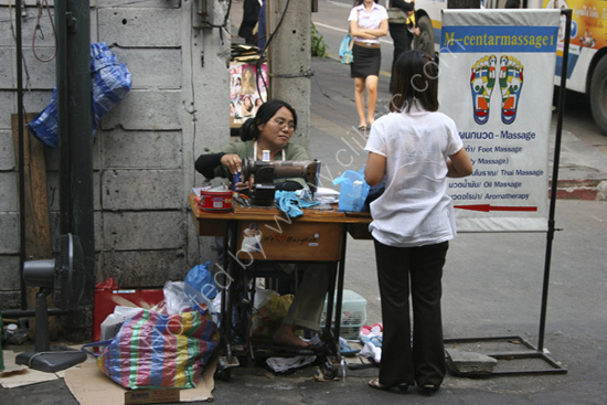 Busy lady