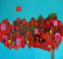The Glittering Caves of the Air 90x90cm �950 