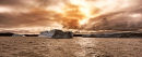 SGL814 Icebergs at Sunset