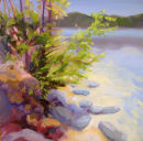 South Shore, Whiskeytown Lake, oil , 12 x 12