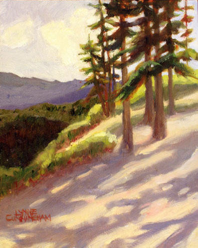 Trinity Mountain Vista
oil on panel, painted en plein air